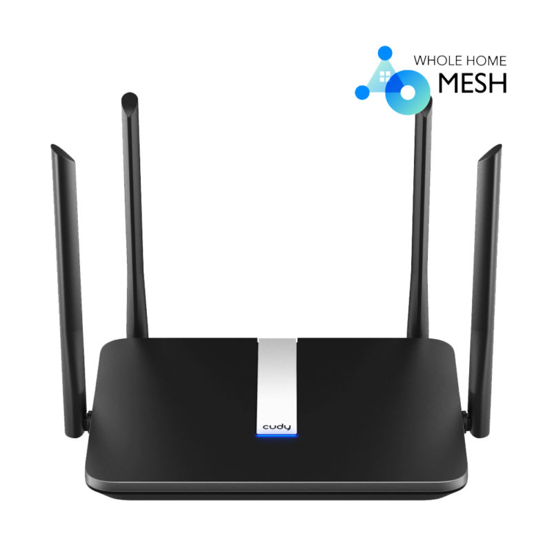 Рутер Cudy AX1800 Гигабитен Wi-Fi 6 Mesh рутер (X6)