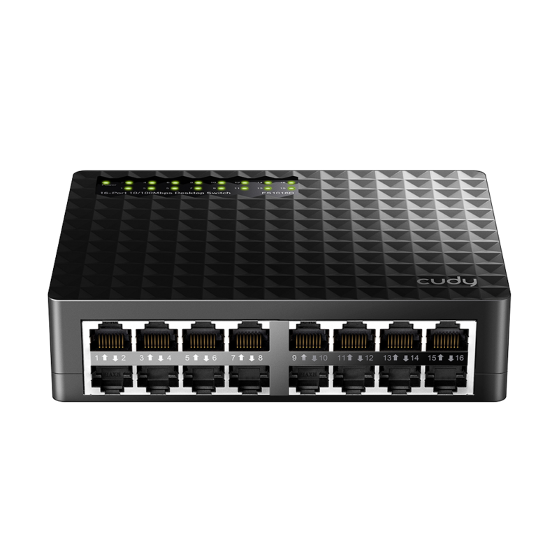 16-Port 10/100 Mbps Desktop Switch (FS1016D)