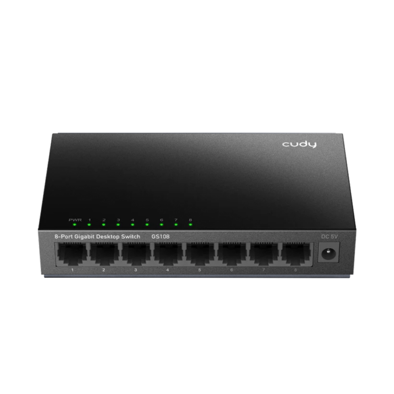 8-Port Gigabit Unmanaged Switch Metal (GS108)