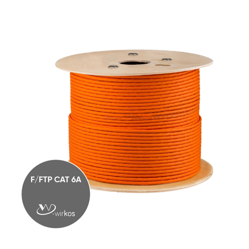 Wirkos LAN CABLE F/FTP Cat-6A 4Pair/0.56 Cu